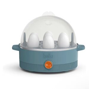 Bella Electric Egg Cooker 7 Count Surf Blue Boil Poach Steam Auto Shutoff‎